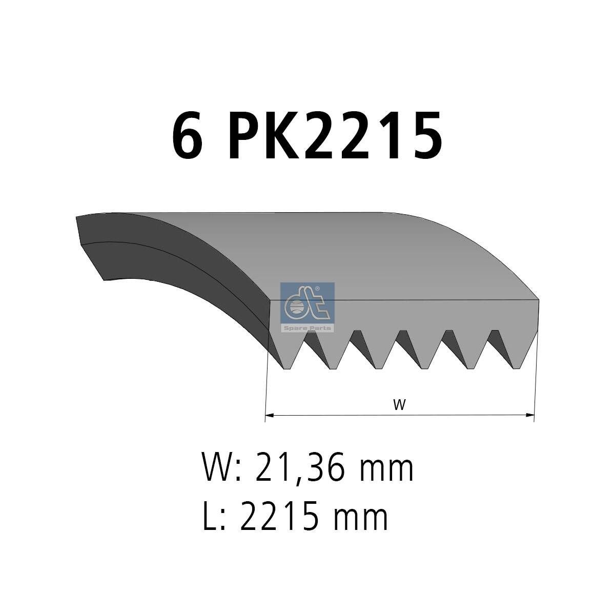 DT Spare Parts Correia trapezoidal estriada 4.80691 DT Spare Parts 4.80691 Correia serpentina Mercedes C207 preço