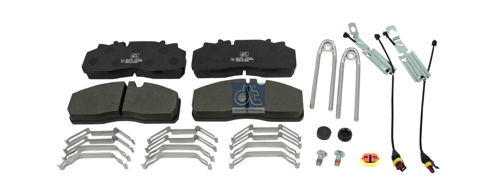 DT Spare Parts Brake pad set 5.92122 Disk brake pads DT Spare Parts 5.92122 cheap