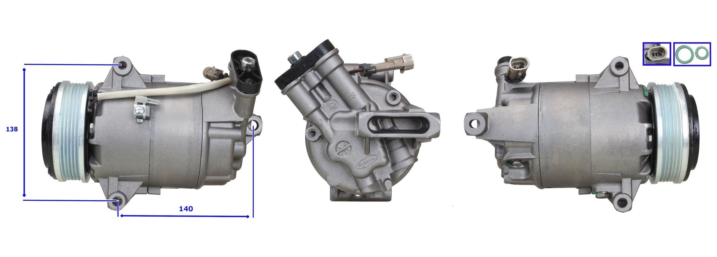 ELSTOCK Kompresor klimatizácie 51-0247 Kompresor klimatizácie ELSTOCK COMBO 51-0247 lacné