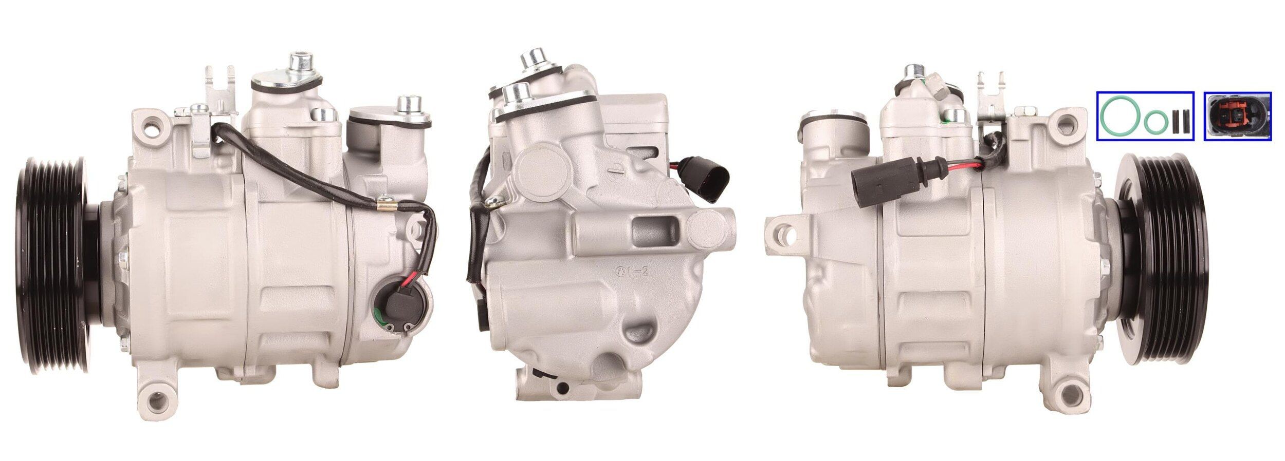 ELSTOCK AC-kompressor 51-0571 Aircondition pumpe ELSTOCK Audi A3 51-0571