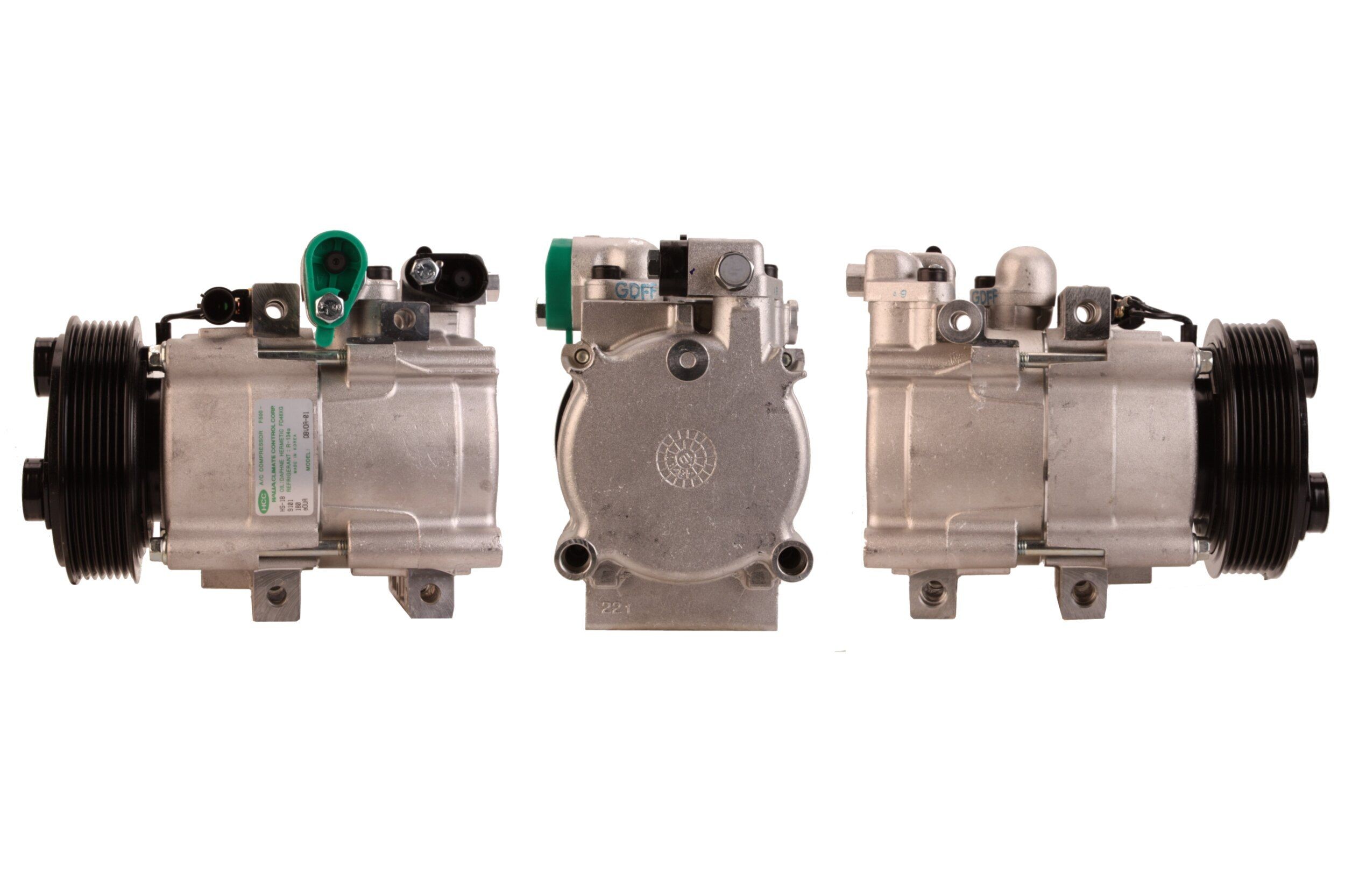 ELSTOCK AC-kompressor 51-0732 ELSTOCK 51-0732 AC-kompressor HYUNDAI H-1 Travel (TQ) 2.5 CRDI 125 hk 2015