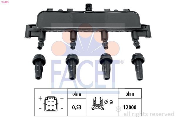 FACET Reparatieset, stroomverdeler BT.0231 Renault GRAND SCÉNIC Reparatieset, stroomverdeler FACET BT.0231