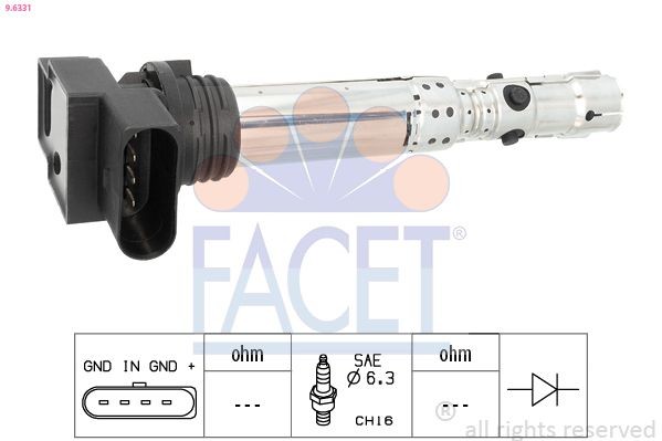 FACET Reparatieset, stroomverdeler HT.0526 FACET HT.0526 Reparatieset, stroomverdeler VW Jetta 2 prijs