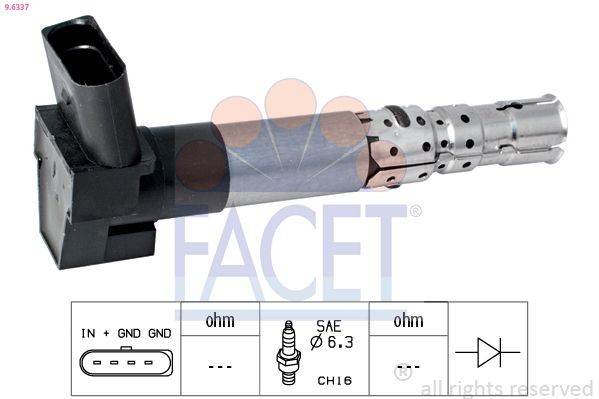 FACET Reparationssats, tändfördelare HT.0542 FACET HT.0542 Reparationssats, tändfördelare C4 Spacetourer original