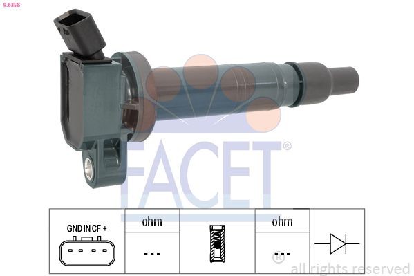 FACET Repair Kit, distributor HT.0551 FACET HT.0551 Toyota Carina E ignition distributor replacement