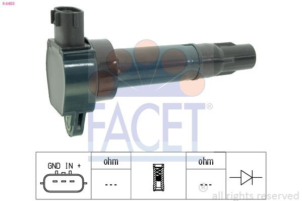 FACET Σετ επισκευής, διανομέας HT.0639 FACET HT.0639 Σετ επισκευής, διανομέας PEUGEOT 505 Sedan 2.2 Turbo Injection 174 PS 1988