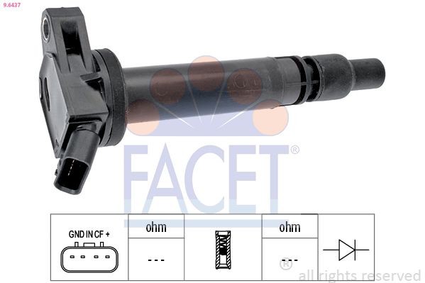 FACET Reparasjonssett, tenningsmodul HT.0657 Tenningsregulator FACET SCÉNIC HT.0657 billige