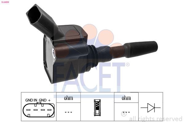 FACET Reparasjonssett, tenningsmodul HT.0843 HT.0843 Reparasjonssett, tenningsregulator FIAT 128 FACET