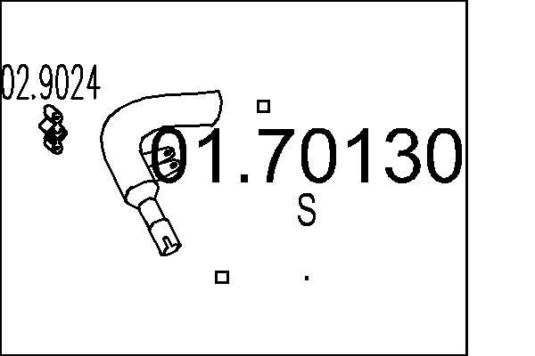 MTS Voorpijp 01.70130 prijs Uitlaat AUTOBIANCHI 01.70130 MTS