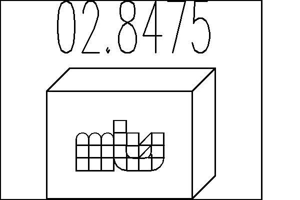 MTS Montagesæt, udstødning 02.8475 02.8475 Montagesæt udstødning NISSAN TIIDA MTS