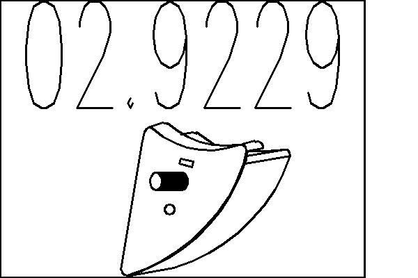 MTS Puhver, summuti 02.9229 Summuti kinnitus MTS Renault Symbol 02.9229