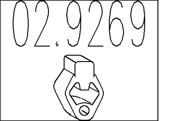 MTS Puhver, summuti 02.9269 Summuti kinnitus MTS Symbol 02.9269 odav