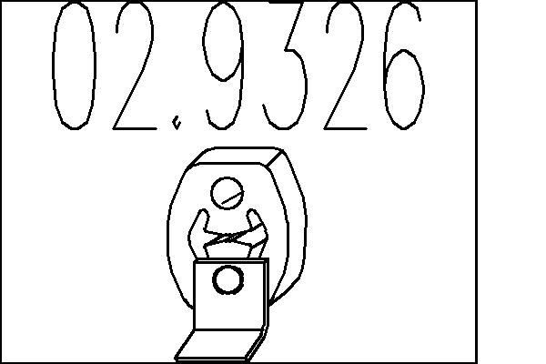 MTS Gummibuffert, ljuddämopare 02.9326 02.9326 MTS avgassystem upphängning KIA NIRO