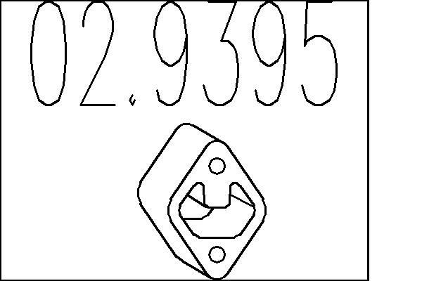 MTS Puhver, summuti 02.9395 Summuti kinnitus MTS Symbol 02.9395 odav