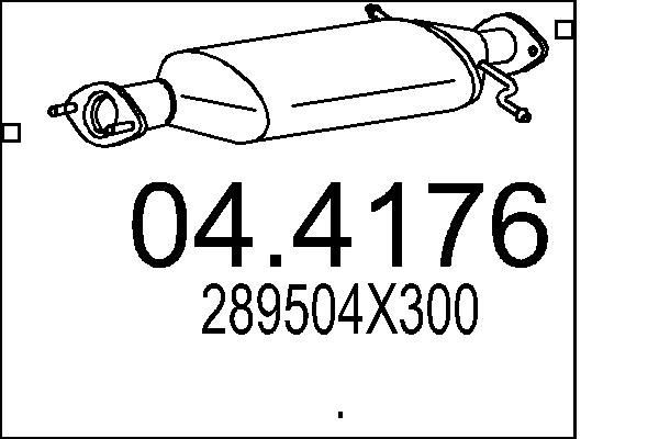 MTS Catalizzatore 04.4176 04.4176 costo Catalizzatore MTS KIA XCEED