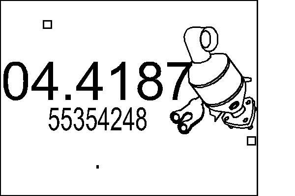 MTS Katalysator 04.4187 Autokatalysator MTS 370 Z 04.4187 goedkoop