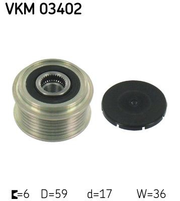 SKF Dynamopoelie VKM 03402 SKF VKM 03402 Reparatiesets FORD Focus Mk1 Station Wagon (DNW)