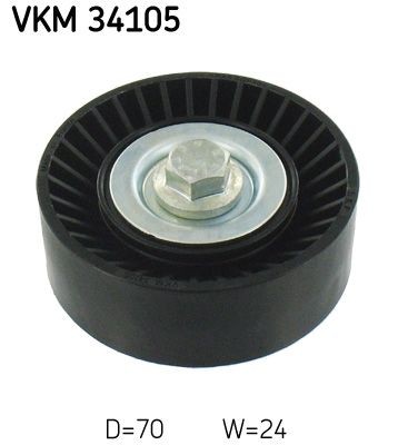 SKF Vratná / vodiaca kladka rebrovaného klinového remeňa VKM 34105 Vodiaca kladka SKF Rad B VKM 34105 lacné