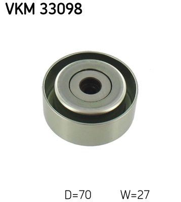 SKF Deflection / Guide Pulley, v-ribbed belt VKM 33098 VKM 33098 SKF guide pulley for RENAULT CLIO