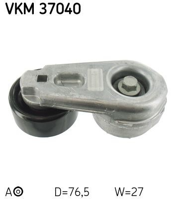 SKF Rolo tensor, correia trapezoidal estriada VKM 37040 SKF VKM 37040 Rolo tensor LAND ROVER Range Rover III (L322) a um preço acessível
