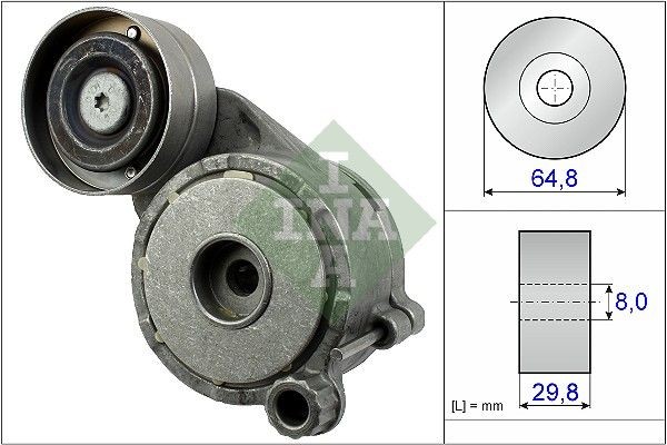 INA Tensor, correia trapezoidal estriada 534 0506 10 INA 534 0506 10 Tensor da correia Mercedes S213 a um preço acessível