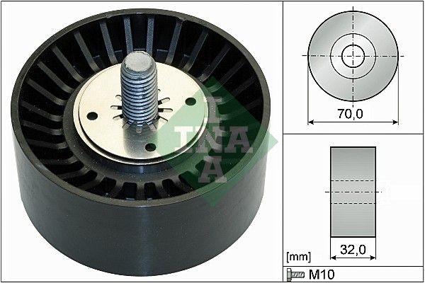 INA Galet enrouleur de courroie d'accessoire 532 0735 10 532 0735 10 Poulie renvoi transmission courroie trapézoïdale à nervures CHEVROLET K2500 INA