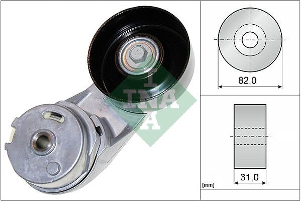 Remspännare INA 534 0372 10 INA 534 0372 10 Remsträckare OPEL ANTARA 2012