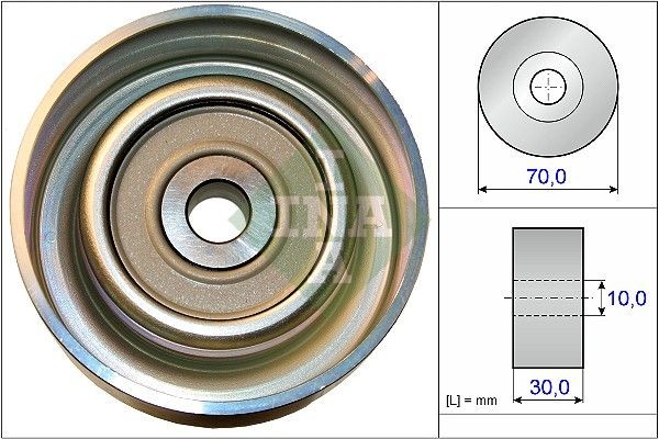 INA Ohjainrulla, moniurahihna 532 0738 10 INA 532 0738 10 LEXUS RX IV (AL20) ohjainrulla hinta