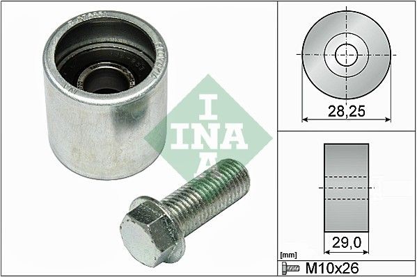 INA Geleiderol, distributieriem 532 0714 10 Seat IBIZA Geleide rol / omdraairol getande riem INA 532 0714 10