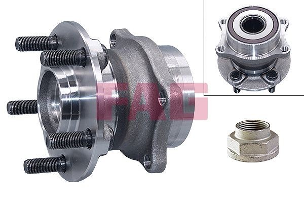 FAG Wiellagerset 713 6222 10 713 6222 10 Wiellagerset SUBARU VIVIO FAG