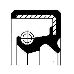 CORTECO Shaft Seal, power steering pump 01019453B CORTECO 01019453B VW Polo Variant gasket set, hydraulic pump cost