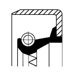 CORTECO Võlli rõngastihend, Käigukast 12013363B CORTECO 12013363B originaal Tihend käigukast Iveco Daily 4 hind