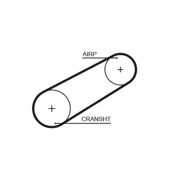 GATES Timing Belt 5095 GATES 5095 TOYOTA 4 RUNNER camshaft belt replacement