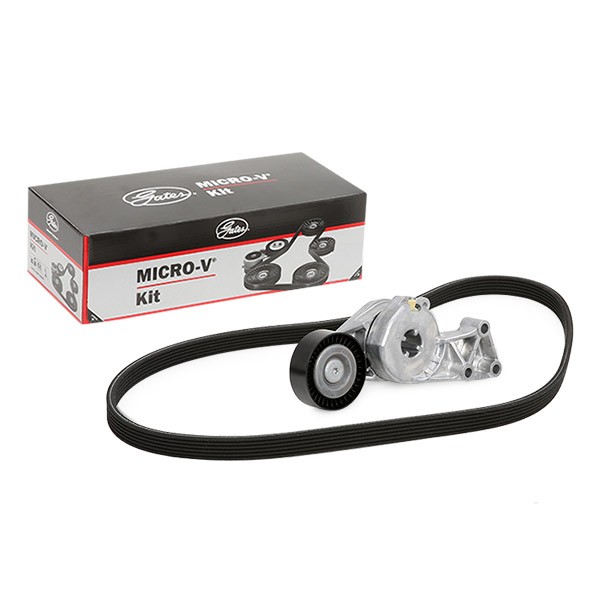 V-Ribbed Belt Set GATES K046DPK1195 GATES Micro-V Kit K046DPK1195 2019 VW BORA poly v-belt kit replacement