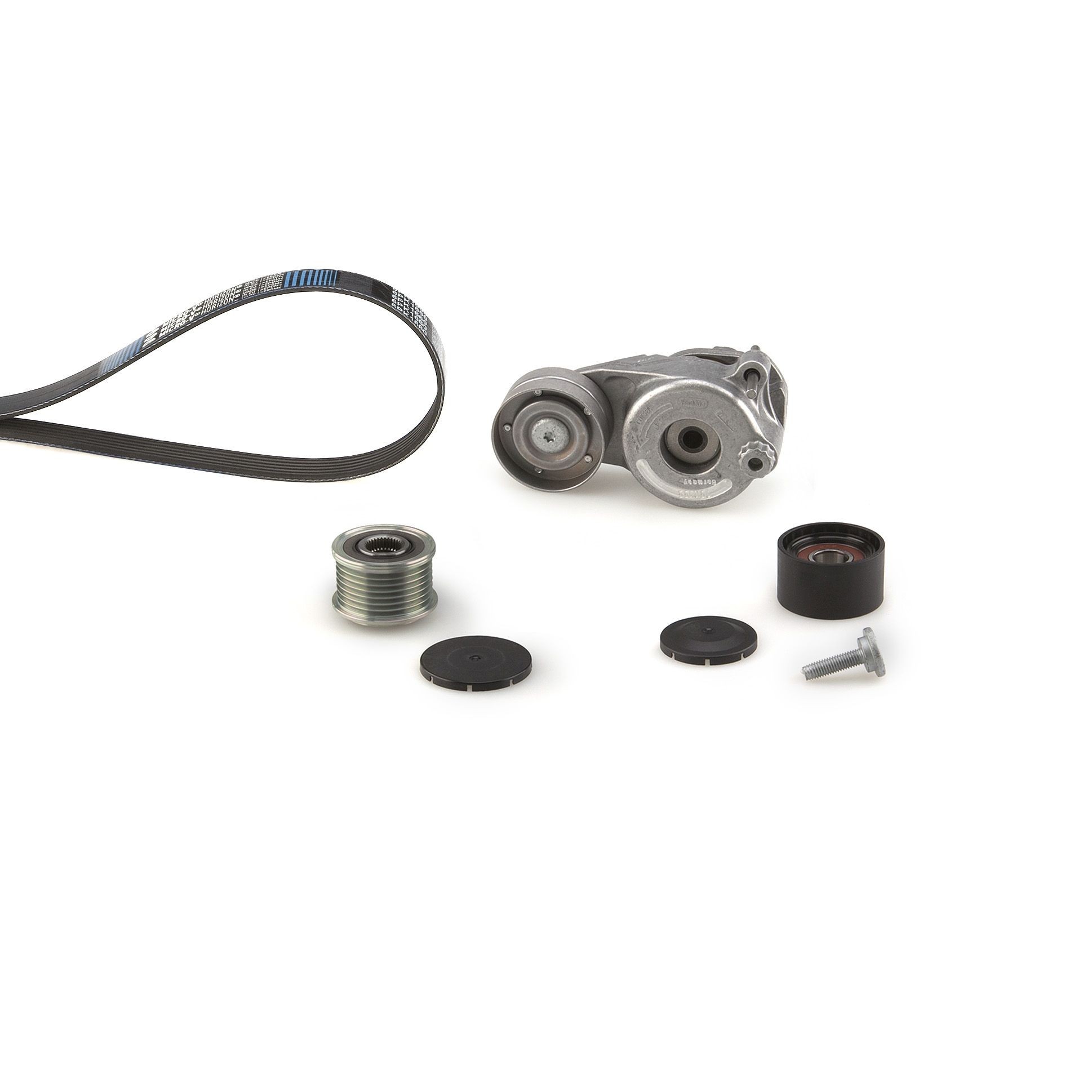 Ozubený klinový remeň - Sada GATES K047PK2035 GATES Micro-V Kit K047PK2035 Sada klinového rebrovaného remena Mercedes-Benz Trieda R 2012
