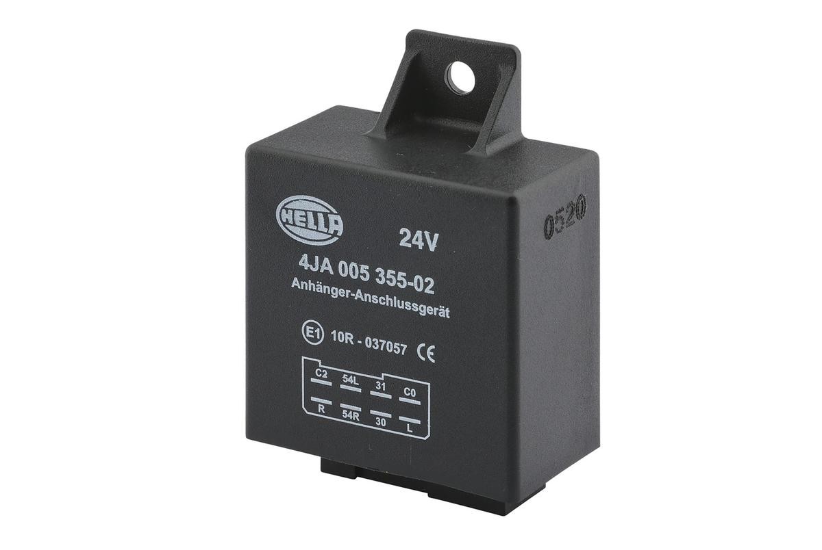 HELLA Oneskorovacie relé żażného zariadenia 4JA 005 355-021 HELLA 4JA 005 355-021 Oneskorovacie relé żażného zariadenia