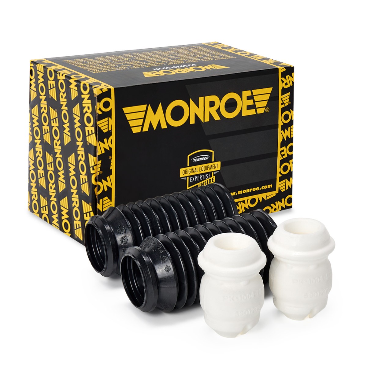 MONROE Stofhoes, schokbreker PK001 Stofhoezen, schokdempers MONROE LT PK001 goedkoop