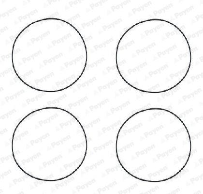 PAYEN Tihendikomplekt, silindrihülss HR564 HR564 Vändaraamitihend JEEP CHEROKEE PAYEN