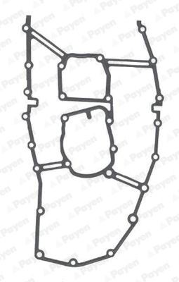 PAYEN Timing cover gasket JR5046 CHEVROLET PAYEN timing belt cover gasket JR5046