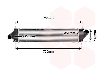 VAN WEZEL Intercooler 18004480 VAN WEZEL 18004480 Intercooler Ford Mondeo Mk4 original