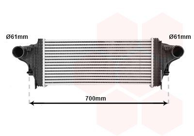 Intercooler VAN WEZEL 30004551 VAN WEZEL 30004551 Turbo intercooler Mercedes-Benz Classe M 2008