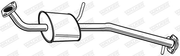 WALKER Voordemper 23319 WALKER 23319 Voorpijp Hyundai ACCENT originele