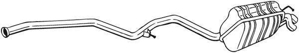 Lõppsummuti BOSAL 288-493 BOSAL 288-493: Summuti pütt Mercedes E-klass 2011
