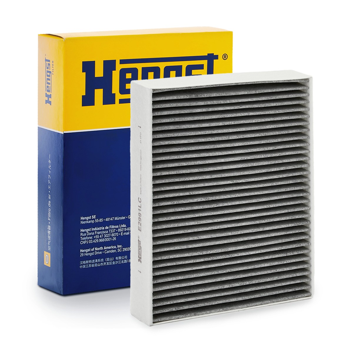 HENGST FILTER Φίλτρο, αέρας εσωτερικού χώρου E2991LC E2991LC Φίλτρα καμπίνας BMW X5 HENGST FILTER