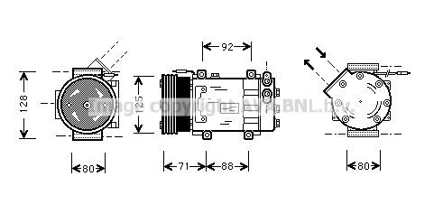 Intercooler PRASCO AI4086 PRASCO AI4086: Ladeluftkøler Audi 80 2016