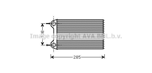 PRASCO Siltummainis, Salona apsilde AIA6223 Salona apsildes radiators PRASCO Audi A2 AIA6223
