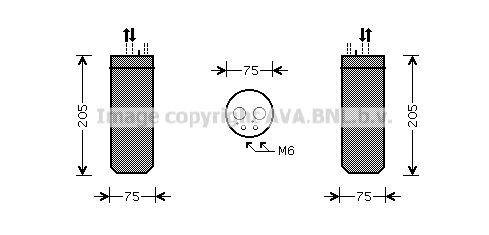 PRASCO Αφυγραντήρας, σύστ. κλιματισμού AID210 Αφυγραντήρας PRASCO Mitsubishi OUTLANDER AID210