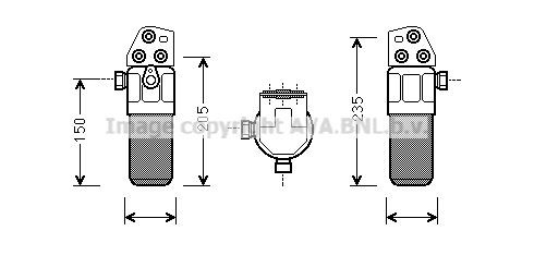 PRASCO AC-torkfilter AID300 AID300 PRASCO ac-torkfilter MAZDA TRIBUTE