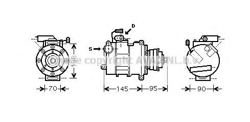 PRASCO Kliimakompressor AIK267 PRASCO AIK267 Konditsioneeri kompressor Audi R8 42 hind