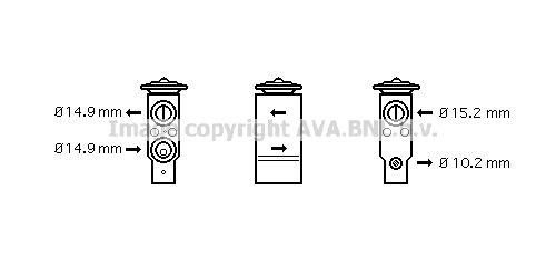 PRASCO Ekspansiooniklapp, kliimaseade AL1094 PRASCO AL1094 Ekspansiooniklapp kliimaseade Lybra Sedaan (839) hind